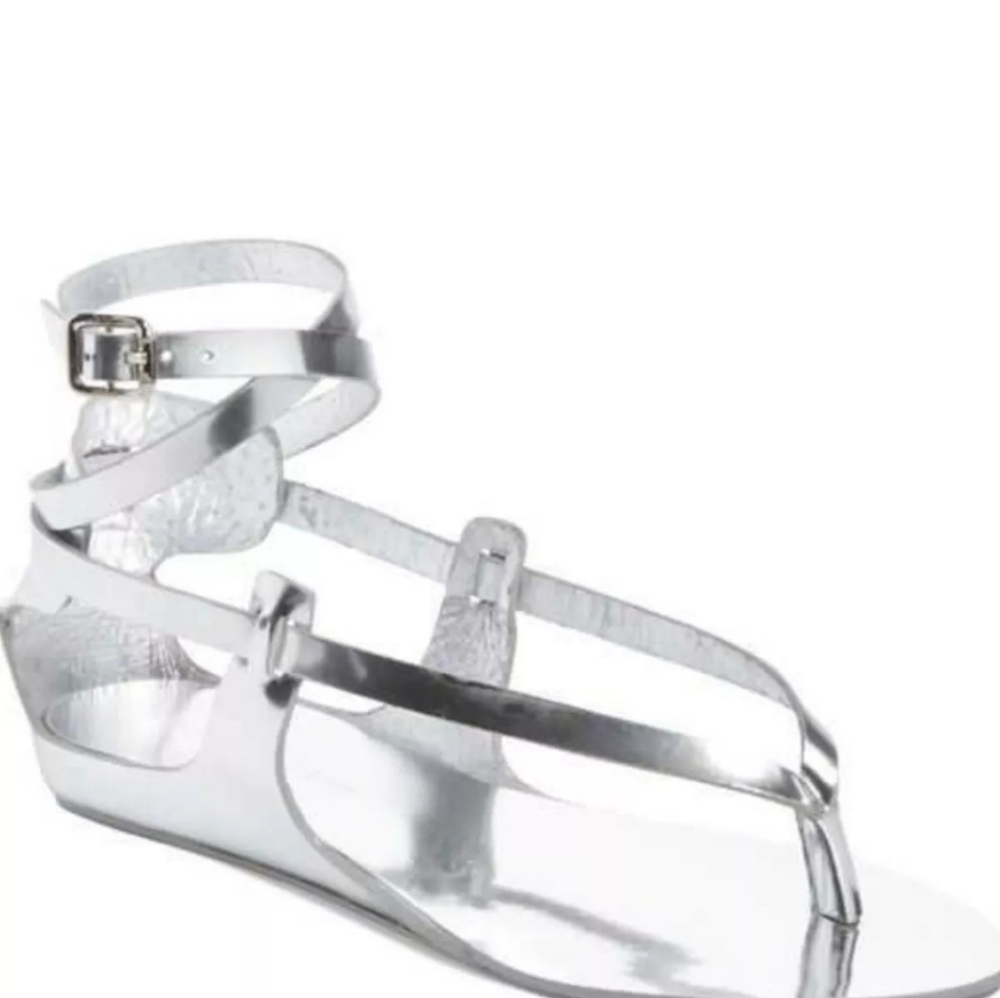 Saint & Libertine silver sandal Size 8.5